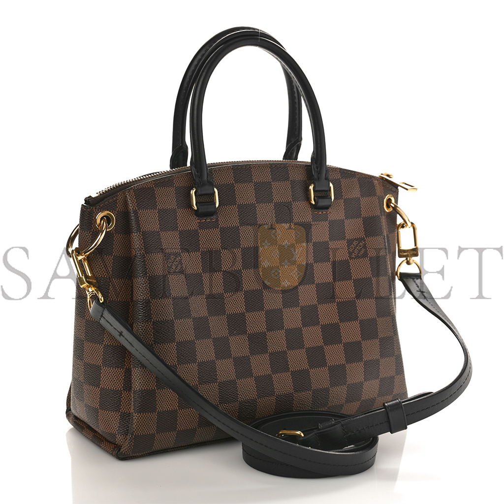 LOUIS VUITTON MASTER DAMIER EBENE ODEON TOTE PM BLACK N45283 (25*23*14cm)